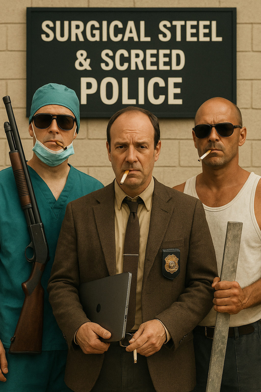 Das Trio Chirurgenstahl & Estrichpolizei