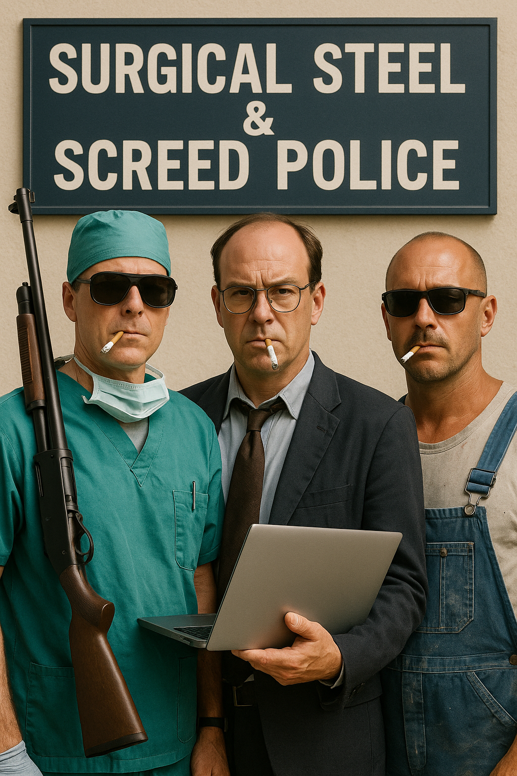 Das Trio Chirurgenstahl & Estrichpolizei
